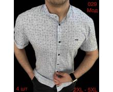 рубашка мужская Надийка, модель 029-2 grey лето