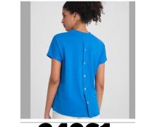 Футболка женская MMC clothes, модель 24061 blue лето
