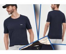 футболка мужская Benno, модель 9 l.blue лето