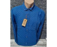 Рубашка мужская Mary Poppins, модель 3985 blue демисезон