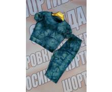 Костюм женский Sport style, модель 13 blue-green лето