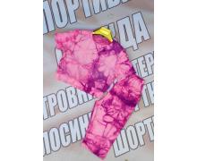 Костюм женский Sport style, модель 13 pink-purple лето