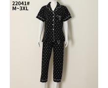 Пижама женская Brilliant, модель 22041 black лето
