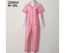 Пижама женская Brilliant, модель 22041 red лето