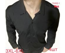 Рубашка мужская Надийка, модель 72452-1 black демисезон