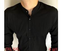 Рубашка мужская Надийка, модель ND101 black демисезон
