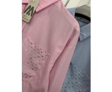 Рубашка женская JM, модель 5032 pink лето