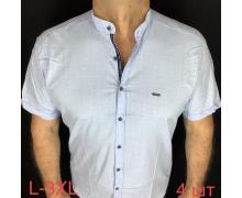 Рубашка мужская Надийка, модель ТВ116 l.blue лето