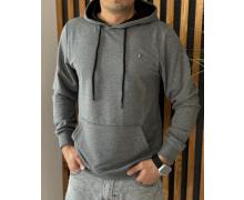 Худи мужские Nik, модель 55095 grey демисезон