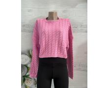 Свитер женский New Season, модель 2853 pink демисезон