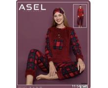 Пижама женская HomeWear, модель HW19 wine зима