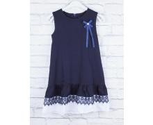 платье детская DQT, модель P31 blue демисезон