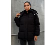 Куртка женская Sport style, модель 120 black зима