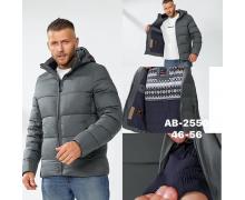 Куртка мужская Ale-Ate, модель AB2550 grey зима