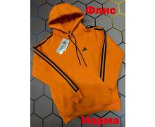 Худи мужские Alex Clothes, модель 1638 orange зима