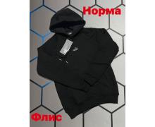 Худи мужские Alex Clothes, модель 1655 black зима