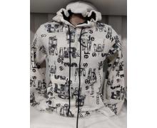 Худи мужские Panda, модель 1461 white зима