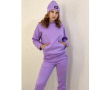 костюм спорт женский BAT, модель 87 lilac зима