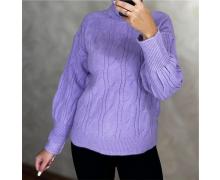 Свитер женский LeVisha, модель 26409-26376 lilac зима