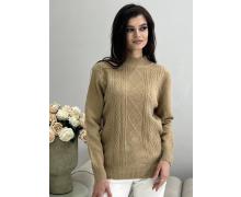 Свитер женский Anna&Vika, модель 26373 l.beige зима