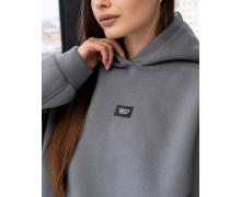 Костюм Спорт женский AZNA, модель DZ118 d.grey зима