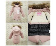 Куртка детская Gold Kids, модель 812 pink зима