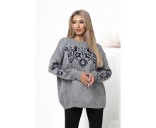 свитер женский Global, модель 1089 grey зима