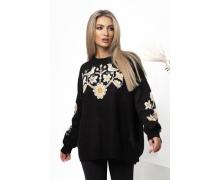 свитер женский Global, модель 1092 black зима