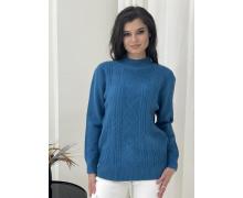 Свитер женский Novetly Store, модель 26373 l.blue зима