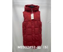 Жилетка женская Jacket, модель M2332 wine демисезон