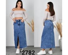 Юбка женская Jeans Style, модель 2782-4W3 blue демисезон