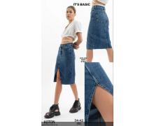 Юбка женская Jeans Style, модель 2839-1W3 blue лето