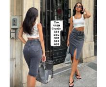 Юбка женская Jeans Style, модель 4499 grey лето