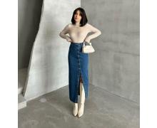 Юбка женская Jeans Style, модель 7021 blue демисезон