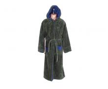 халат мужской Pinar, модель Зеленый-синий 1 зима