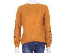 свитер женский Шаолинь, модель S231 yellow демисезон