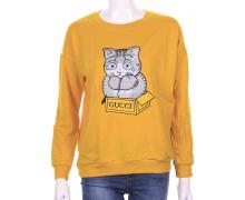 свитер женский Шаолинь, модель S232 yellow демисезон