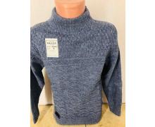 свитер детский Надийка, модель 3745-6 т.сер-голубой зима