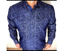 рубашка мужская Надийка, модель RPB1909-5 чернильно-синий зима