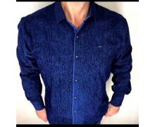 рубашка мужская Надийка, модель RPB1909-6 т.синий зима