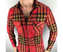 рубашка мужская Надийка, модель ZR1909-8 красный зима