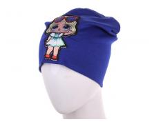 шапка детская Mabi, модель H294 blue демисезон