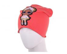 шапка детская Mabi, модель H295 pink демисезон