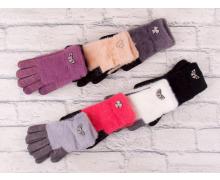 перчатки женские КОРОЛЕВА, модель 7787 mix одинарные зима