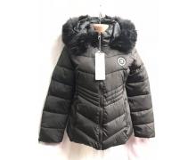 куртка женская T&T, модель A435 black зима