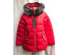 куртка женская T&T, модель A445 red зима
