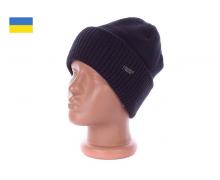 шапка мужская Off-white, модель Спорт синий зима