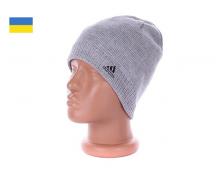 шапка мужская Off-white, модель Чернуха св.серый зима