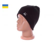 шапка мужская Off-white, модель Чернуха черный зима