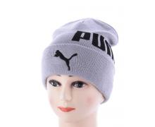 шапка подросток Helix, модель H69 grey зима